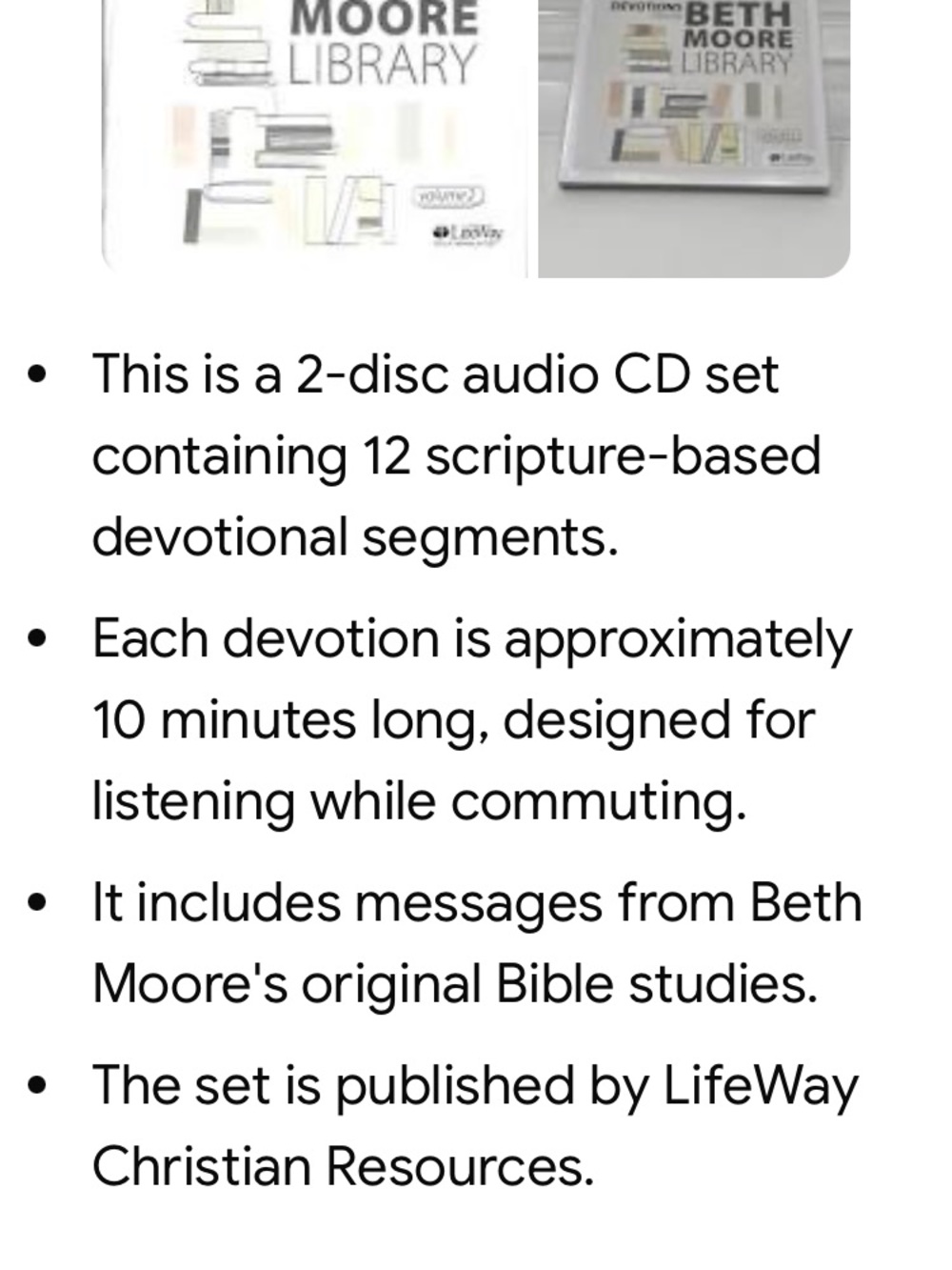 Beth Moore Library Devotions Volume 2 - Picture 5 of 5